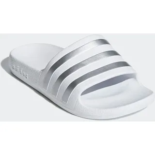 Aqua Adilette Kids Cloud White / Silver Metallicallic / Cloud White 32