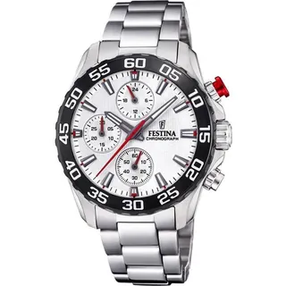 Festina F20457/1 36 Edelstahlgehäuse Silber Sportarmband Silber
