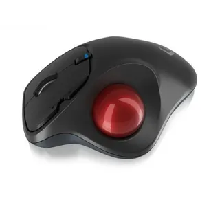 KeySonic KSM-6101RF-EGT Wireless Trackball Mouse schwarz/rot (60987)