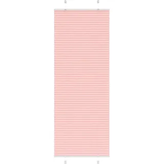 Plissee Rosa 80x200 cm Stoffbreite 79,4 cm Polyester - Rosa