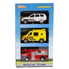 2-Play Traffic 2-Play Die-cast Emergency Service Vehicles NL with Light and Sound