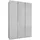 Drehtürenschrank Monaco 148,4 x 216 x 58 cm Weiß