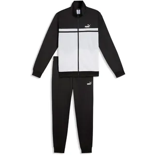 Puma Poly Colorblock Trainingsanzug Schwarz L