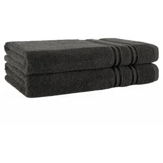 hammetex Duschtuch 70 x 140 cm grau 2 St.