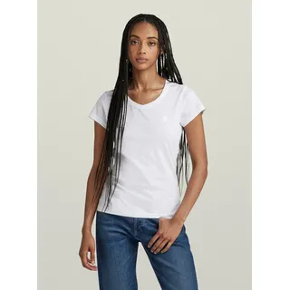 G-Star Eyben Slim V T 2.0, Kurzarm-t-shirt - White - M