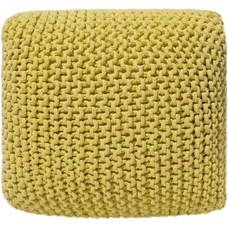 Beliani Pouf Gelb