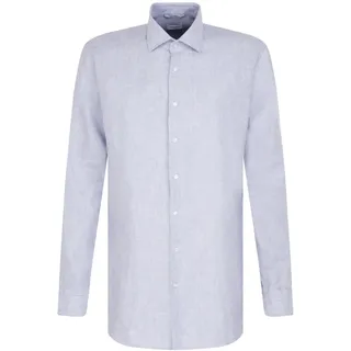 Seidensticker Herren Business-Hemd - Regular Fit - Soft - Kent-Kragen - Langarm - 100% Leinen