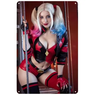 Vintage Metallschilder Sexy Frauen Pole Dancing Poster Pinup Girl Blechschild Wandkunst Dekor Plakette für Zuhause Bar Pub Club Garage Männerhöhle Studio Badezimmer 20,3 x 30,5 cm