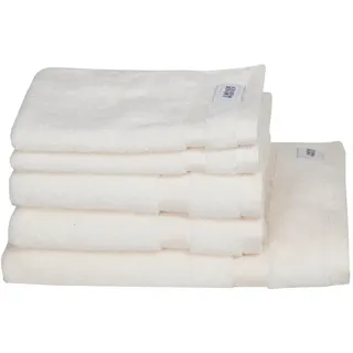 Schöner Wohnen Frottierset , Weiß , Textil , 6-teilig , Uni , Oeko-Tex® Standard 100 , saugfähig, Aufhängeschlaufe, angenehm weich, hochwertige Qualität, schnelltrocknend , Heimtextilien, Badtextilien, Handtuchsets