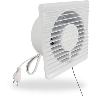TronicXL 125mm Abluft/Zuluft Grow Lüfter Ventilator mit Netzstecker und Schalter für Homebox Growbox Growschrank Secret Jardin GrowPro DiamondBox Zelsius Mars Hydro etc.