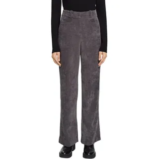 ESPRIT Damen 102EO1B303 Hose, 010/ANTHRACITE, 34/32