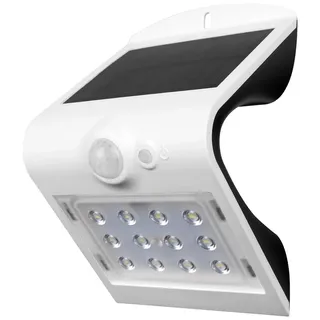 Blulaxa Solarleuchte Kunststoff 14,5 cm inkl. Bewegungsmelder weiß