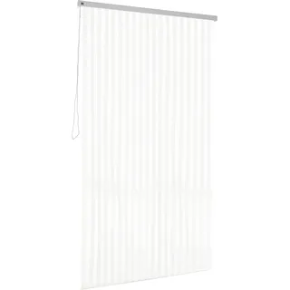 KLEINE WOLKE Duschrollo Breite 134 cm ausziehbar, 128 x 240 cm, weiß
