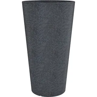 Scheurich Pflanzgefäß Coneo High Ø 39 cm Schwarz Granit