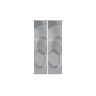 home in green Schiebevorhang ¦ schwarz ¦ Synthetik ¦ Maße (cm): B: 60 H: 245