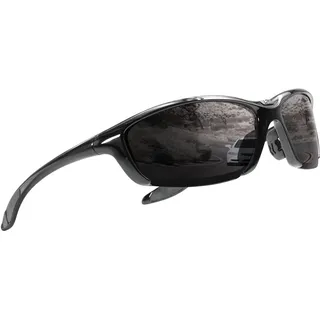 ICECUBE Sportech Sonnenbrille für Damen und Herren, polarisierter UV400-Schutz, leichter Rahmen, Sport-Sonnenbrille für Baseball, Golf, Laufen (S.BLK/Grey)
