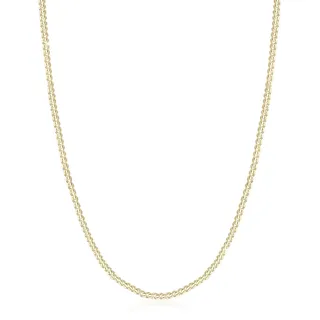 Elli PREMIUM Halskette Damen mit Anhänger Basic Klassisch in 375 Gelbgold