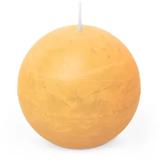 Spaas Rustikale Kugelkerze 80 mm 24St. - sandfarben