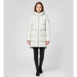 ECOALF für Damen. MCWGAJKMARAN0987W25-292 Marangu Mantel weiß (M), Lässig, Recyceltes Polyester, Nachhaltig