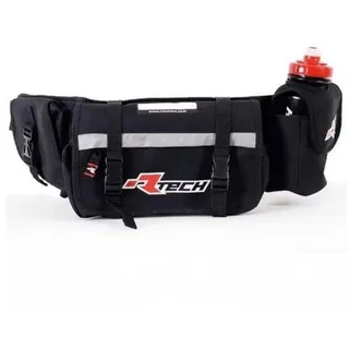 Rtech Nylon Racing Gürteltasche - Black / Red - One Size