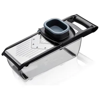 GEFU V-Hobel Julienne 2-tlg. Schwarz/Transparent
