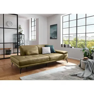 Die PlanBar Recamiere »MP-IN20126 optional mit Drehsitzfunktion« Inkl. Kopfteilverstellung, Federkern oder Kaltschaumpolsterung, grün