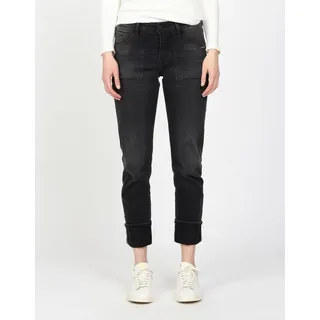 Gang Boyfriend-Jeans »94NICA WORKER« GANG worn black wash