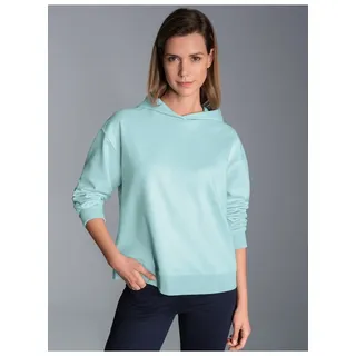 Trigema Sweatshirt »TRIGEMA Dünner Oversize-Hoodie«, blau