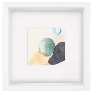 walther design Bilderrahmen Shape 3D FSC-Holzrahmen 25x25 cm, Weiss, HNX525W