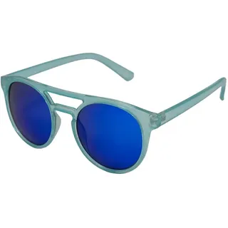 Lenoir Eyewear Reims Damen-sonnenbrille - Transparent Blue Frame With Blue Revo Lens - CAT3