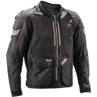 leatt adventure FlowTour 4.5 Short Textiljacke Schwarz/Grau/Bronze XL