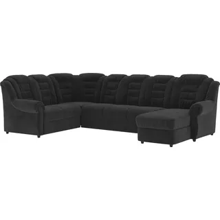 Home Affaire Wohnlandschaft Polyester U-Form schwarz