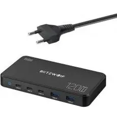 BlitzWolf Charging Station BW-i100 5in1 120W (120 W), Wireless Charger