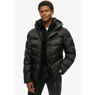 Superdry Hooded City Graphic Puffer Jacke schwarz L