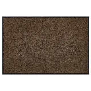andiamo Premium-Fußmatte Wash & Clean - langlebige Schmutzfangmatte Hauseingang - als Fußmatte innen oder als Fußabtreter im überdachten Außenbereich - saugstarker Fußabstreifer 90 x 150 cm Braun