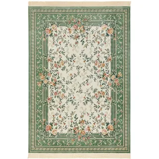 HANSE HOME Antik Flowers Orientteppich 160 x 230 cm Grün/Weiß