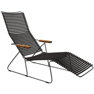 Houe Sonnenliege 143 x 60 x 96 cm Grau/Schwarz