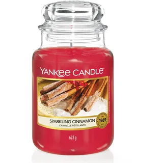 Yankee Candle Sparkling Cinnamon große Kerze 623 g 