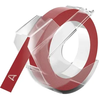 Dymo Beschriftungsband, Prägeband 520102 (0.90 cm, rot