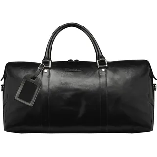 dbramante1928 - Kastrup 2nd Gen. Weekender Leder Reisetasche für Damen & Herren. Tasche mit strukturierten Ledergriffen & einem Schultergurt - Ehtem Vollnarbenleder - Dänisches Design