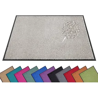 Fußmatte HANSE HOME "Wash & Clean" Gr. 15, grau (taupe), B:40cm H:7mm L:60cm, Kunstfaser, Teppiche, Fußmatte, Schmutzfangmatte, Türmatte, In- und Outdoor, Teppich, Läufer, waschbar