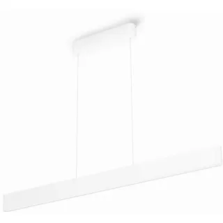 Philips HUE Led-Hängeleuchte , Weiß , Metall, Kunststoff , 4x9x129.8 cm , Smartphone-Steuerung , Lampen & Leuchten, Innenbeleuchtung, Smart-Home-Lampen, Smart Home Hängeleuchten