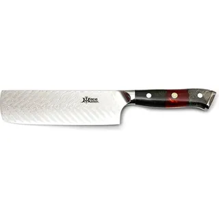 MaceMaker RED SNAPPER NAKIRI SanMai Damaszener Küchenmesser