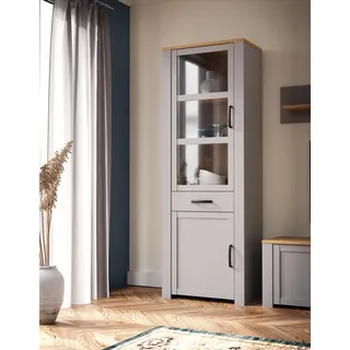Forte Vitrine Bohol 71,7 x 42 x 205,4 cm Grau