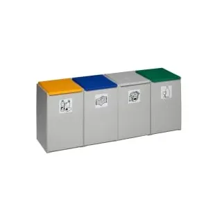 VAR Kunststoffcontainer 40 l Grau