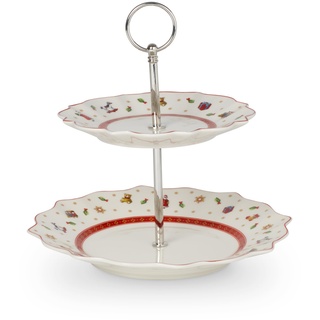 Villeroy & Boch – Toy's Delight Kleine Etagere Weihnachten, Mini Etagere Weihnachten Klein, Weihnachtsetagere Toys, Weihnachtsdeko, Serviergeschirr Aus Keramik Für Buffet, Geschenk, Premium Porzellan