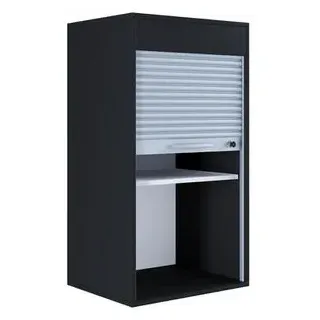 VCM Aktos L Rollladenschrank 50 x 40 x 93 cm schwarz