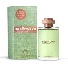 Banderas Parfums - Mediterráneo, Eau de Toilette Spray für Männer, Frisch, Energisch und Hell mit Grünen Zitrusfrüchten und Bergamotte - 200 ml