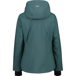 CMP Woman Ski Jacket FIX Hood Trek Grün XL