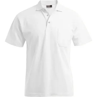 Promodoro Men ́s Heavy Poloshirt Pocket - Farbe: White - Größe: 4XL - Weiß